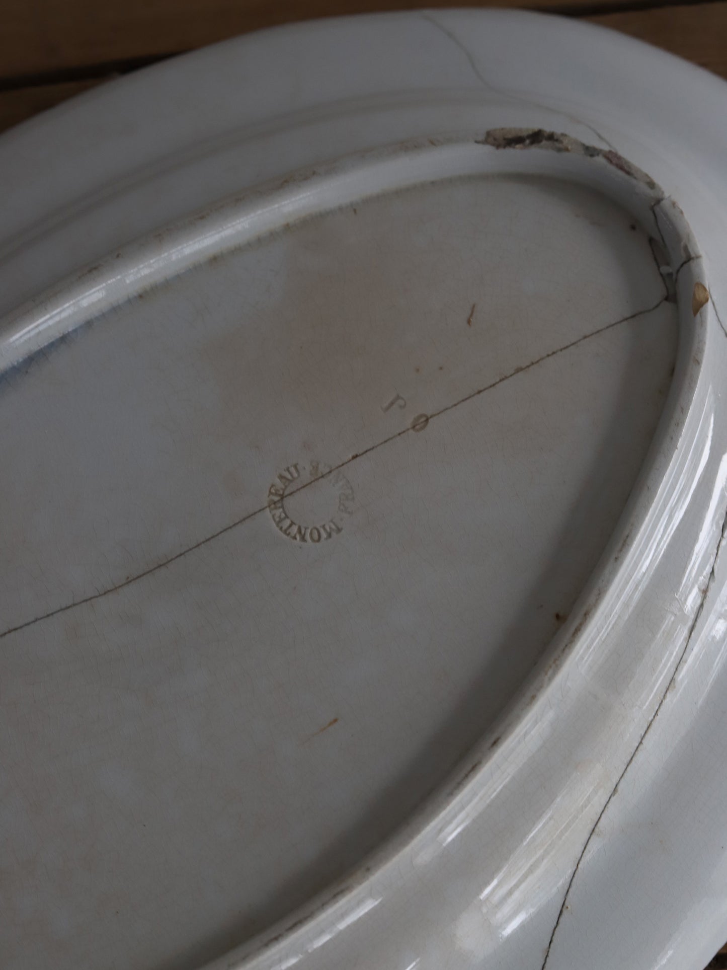 082 モントローのオーバル皿