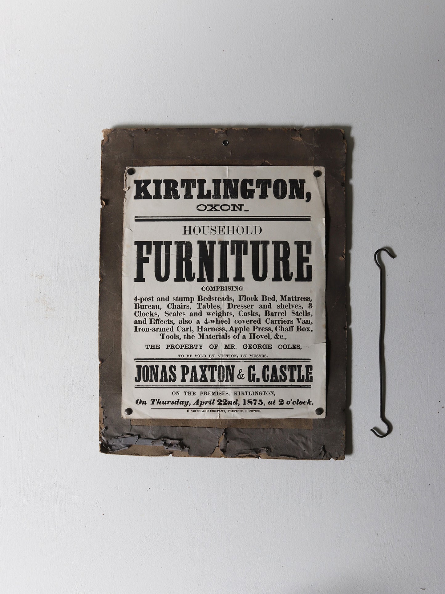 POSTER -KIRTLINGTON
