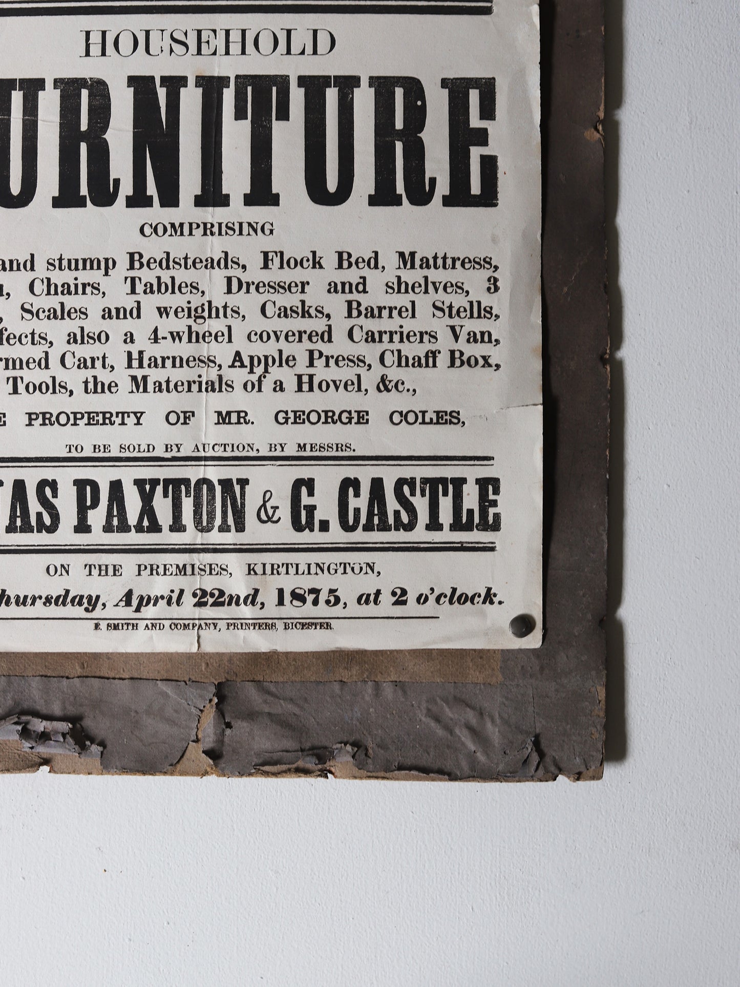 POSTER -KIRTLINGTON