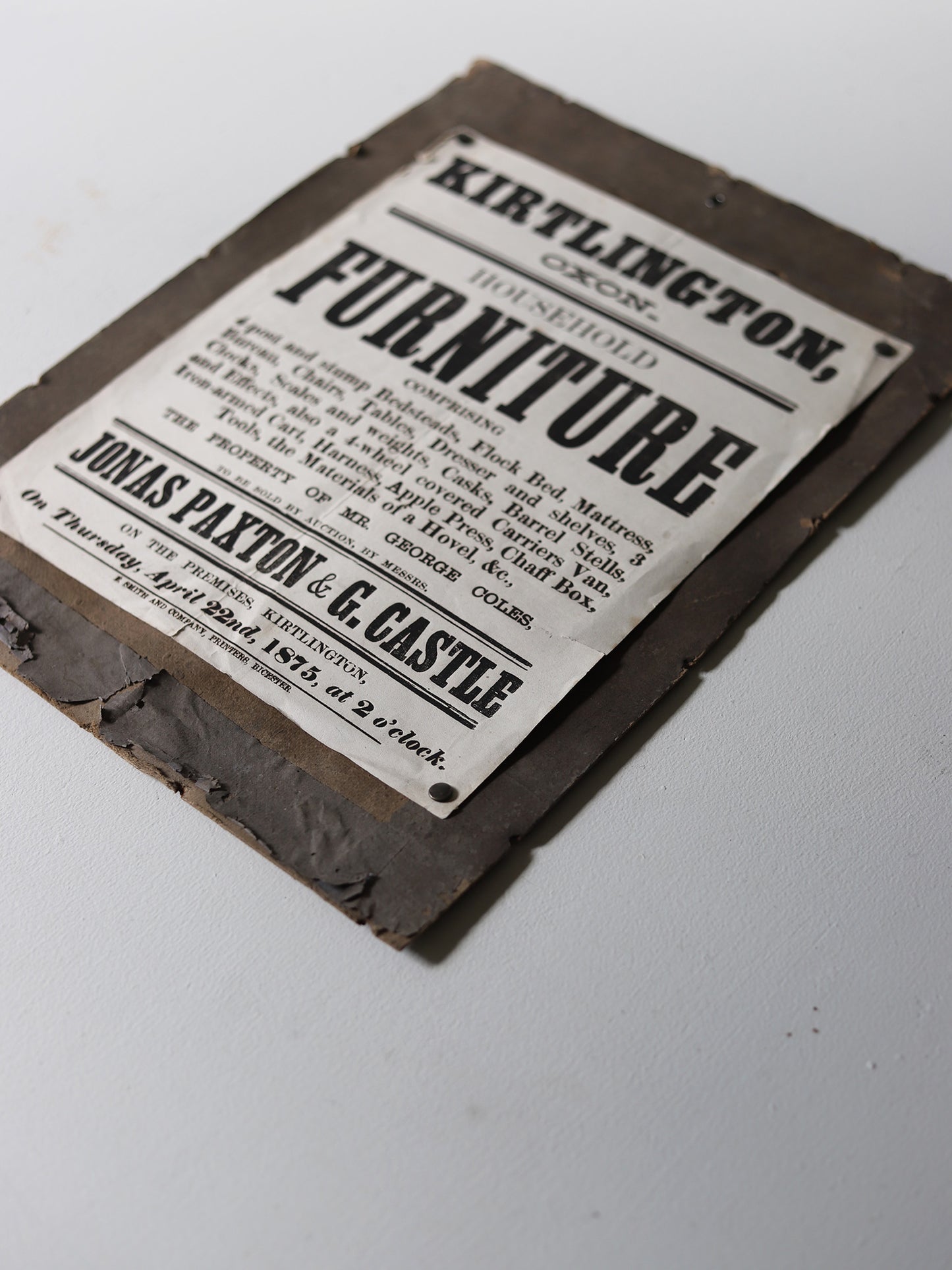 POSTER -KIRTLINGTON