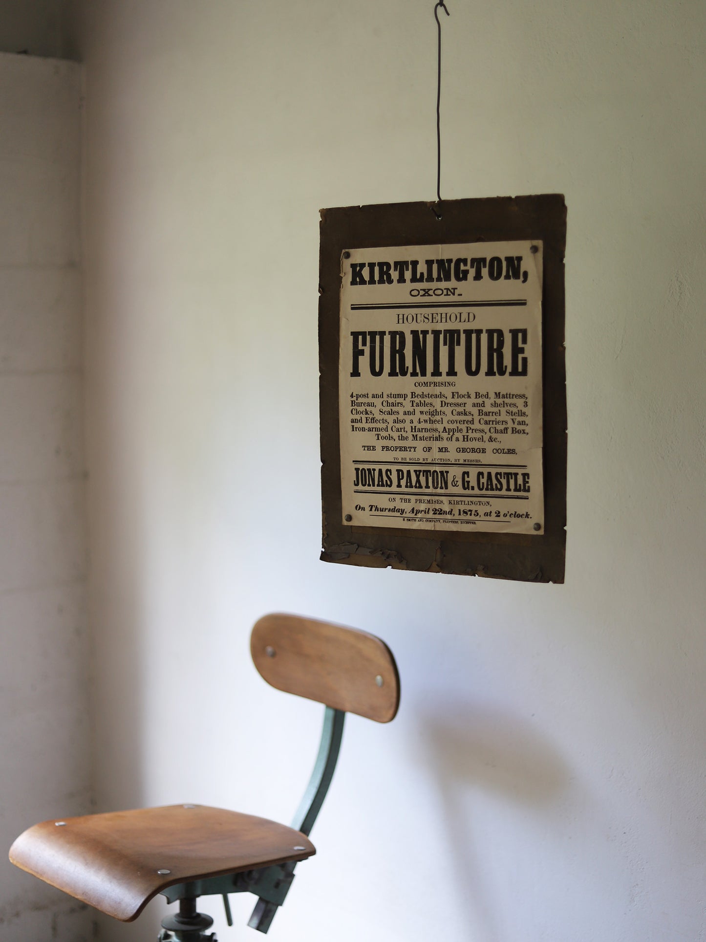 POSTER -KIRTLINGTON