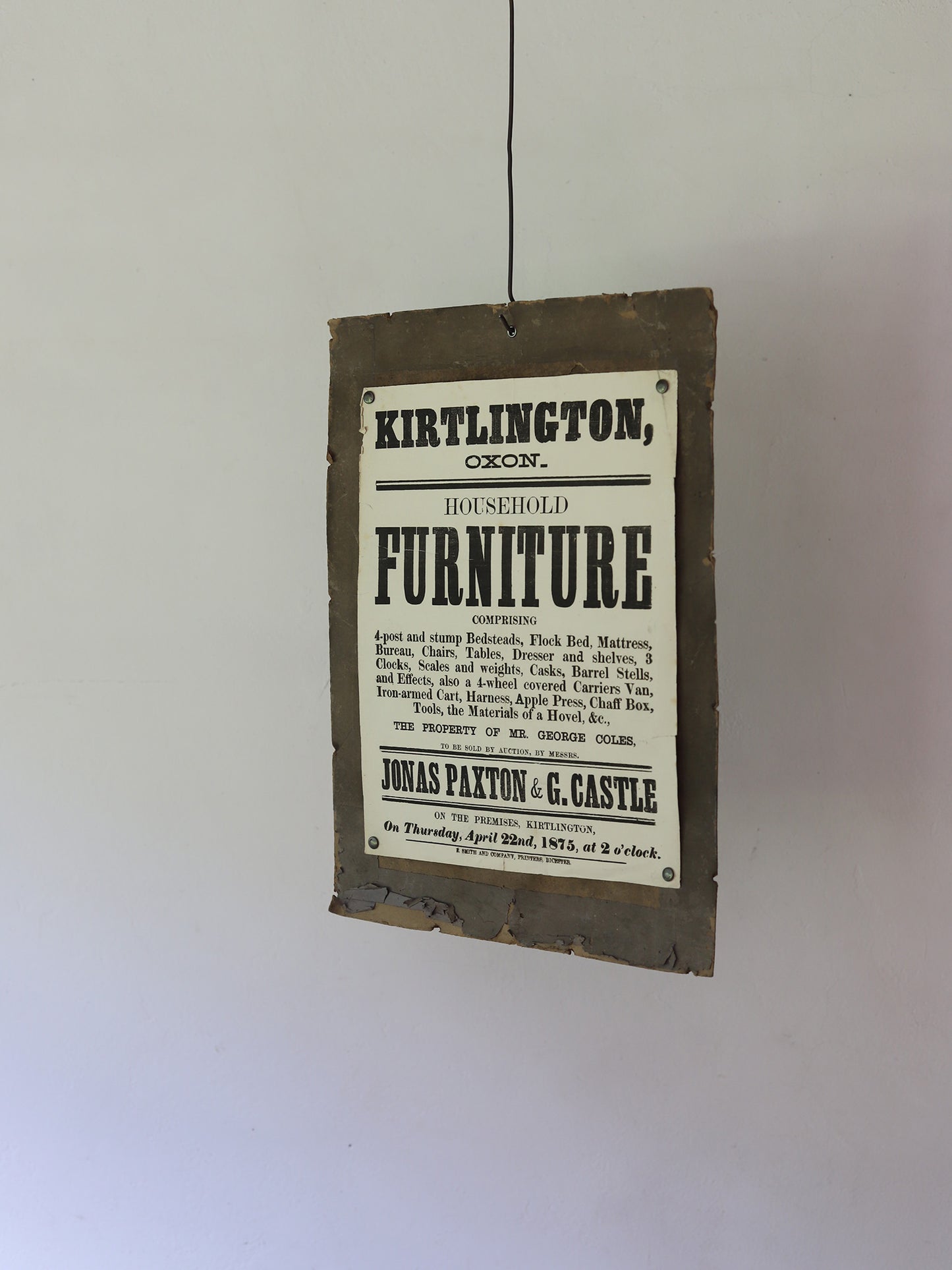 POSTER -KIRTLINGTON