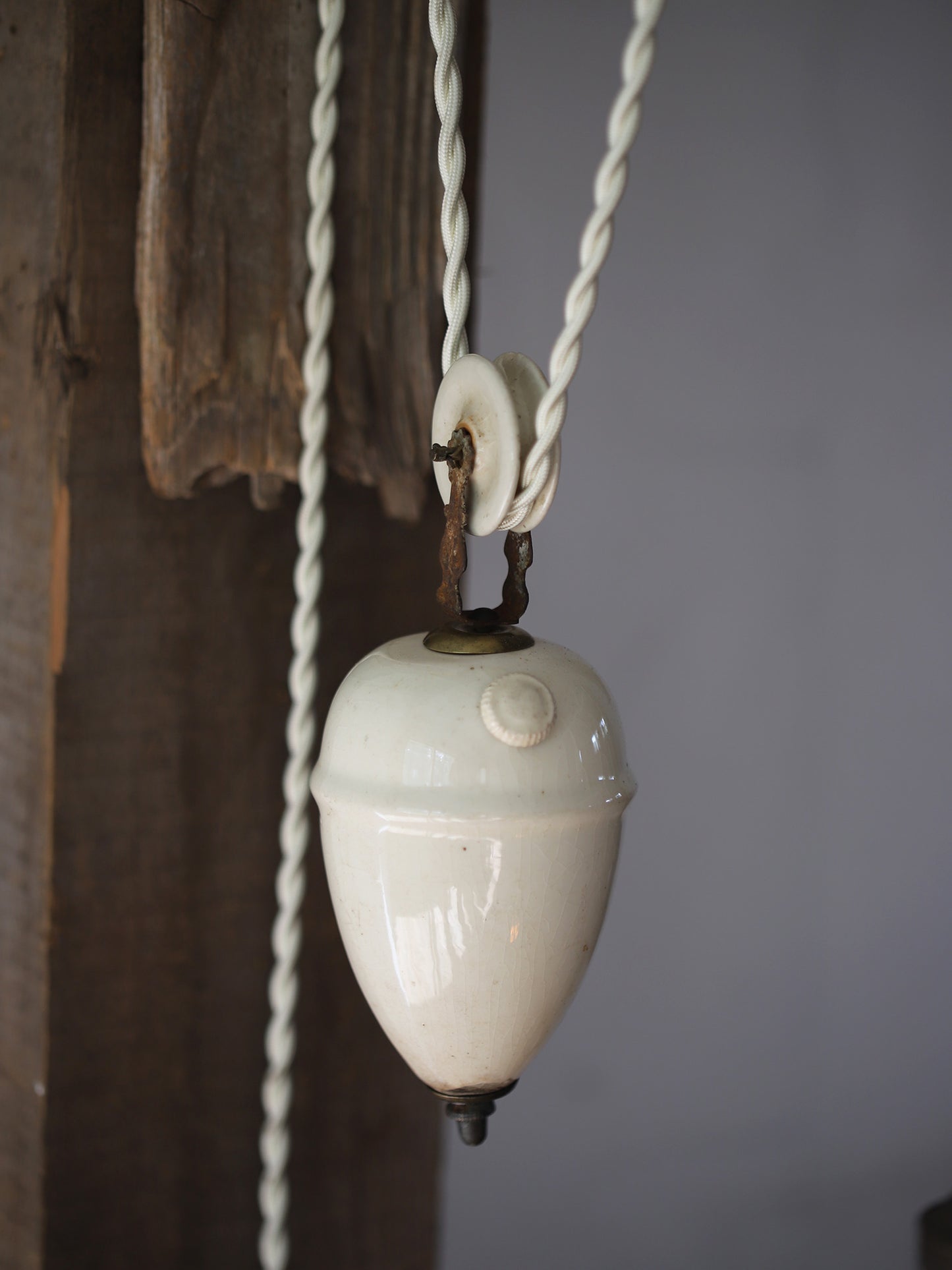 POTTERY LIFTING LAMP