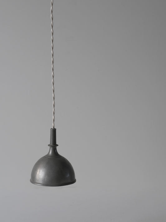 PEWTER FUNNEL LAMP : NO.2