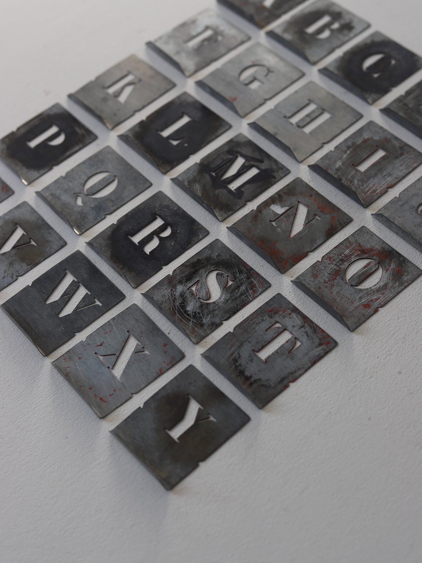 ALPHABET STENCIL SET