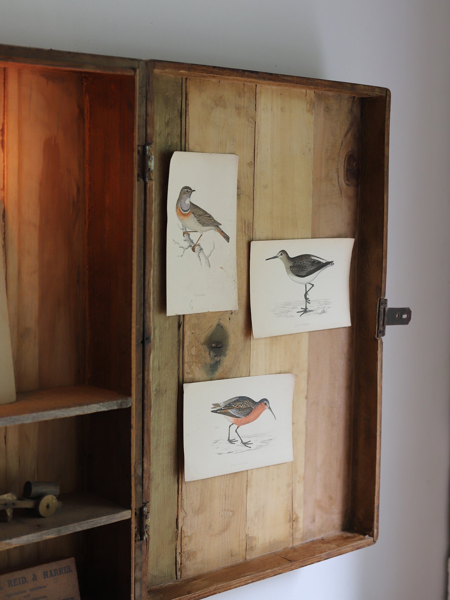 WOODBOX with LAMP