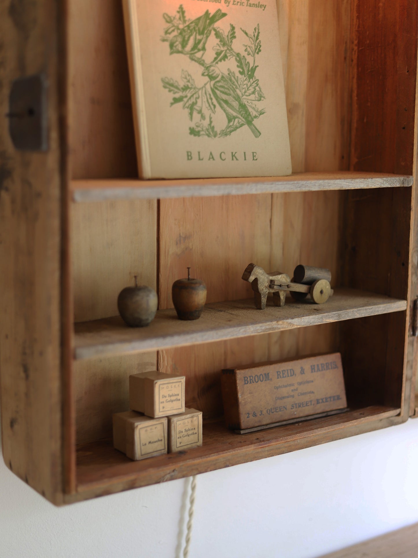 WOODBOX with LAMP
