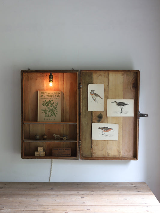 WOODBOX with LAMP