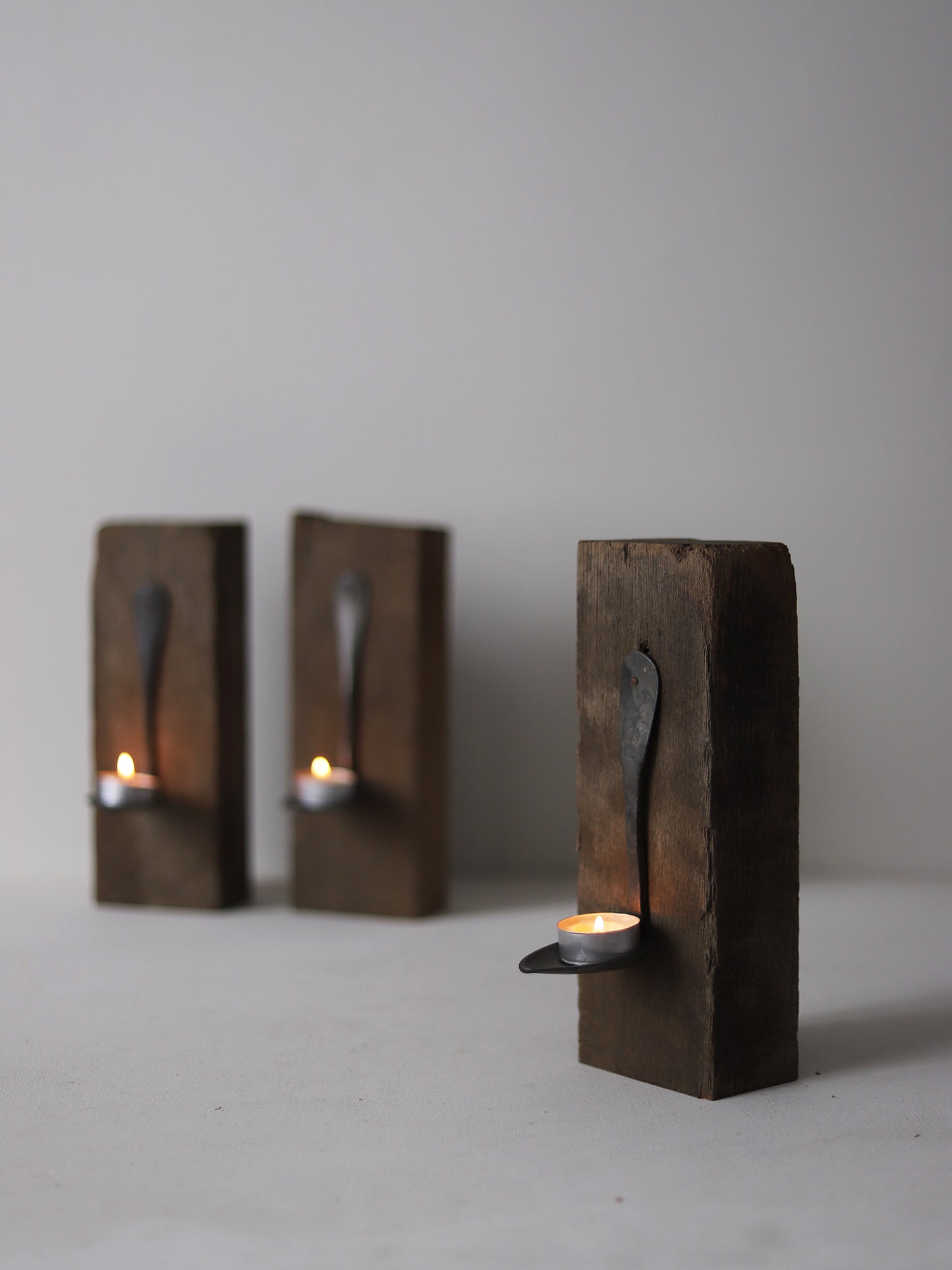 009 ピュータースプーンキャンドルスタンド