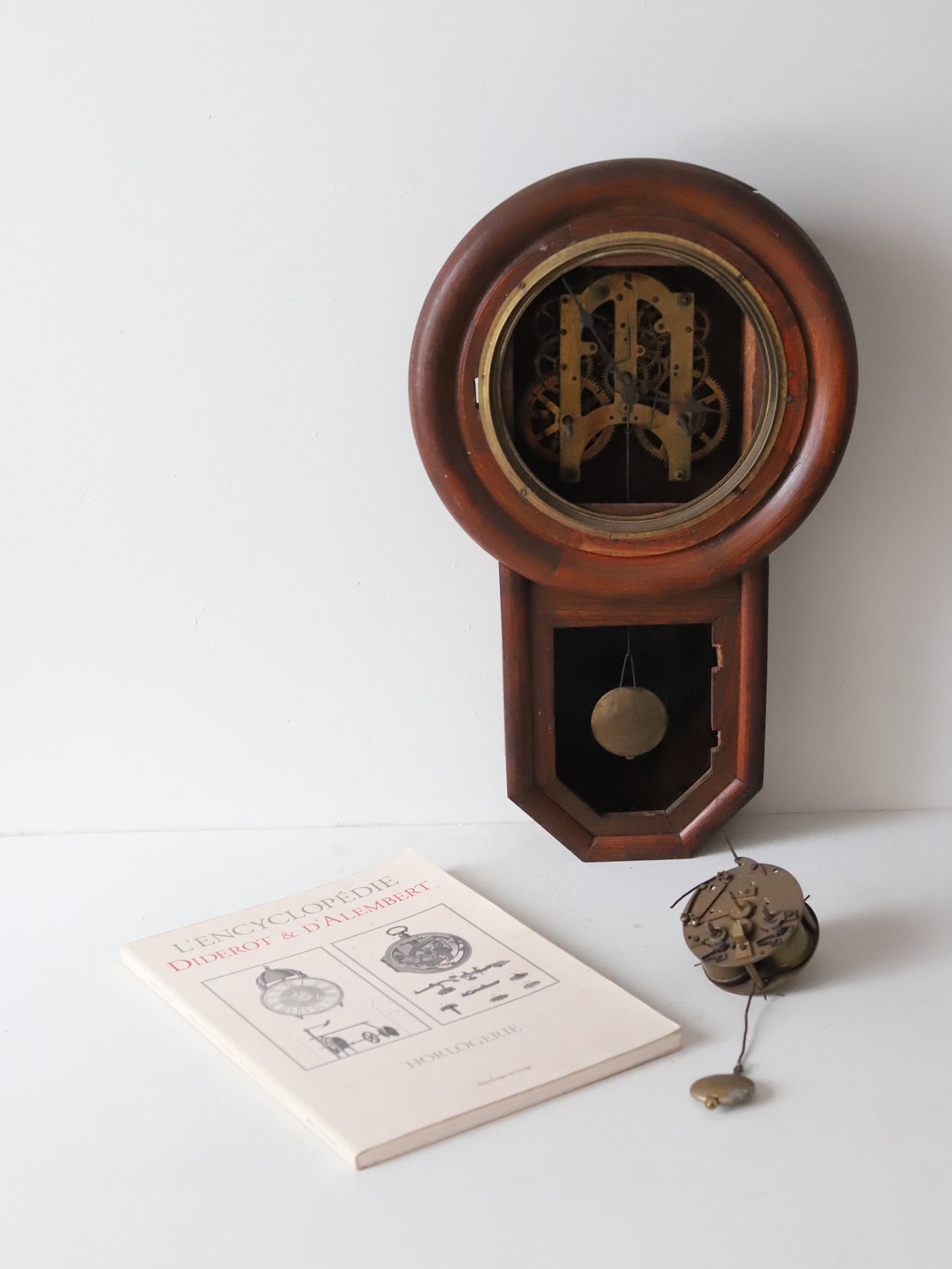 055 古時計と時計の中身と時計の本