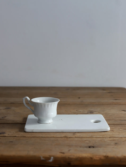 087a  陶器のボードとミニカップ A