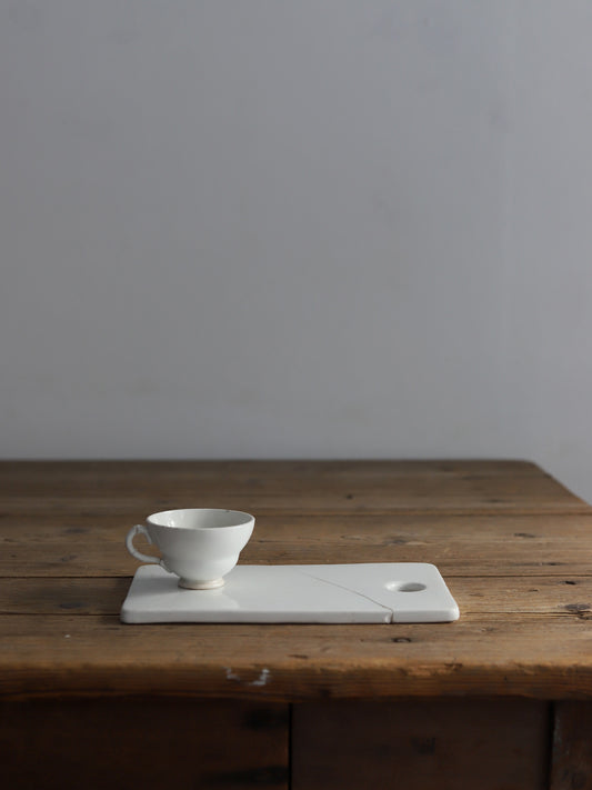 087b  陶器のボードとミニカップ B