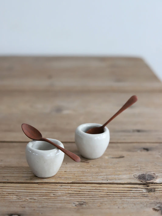 093  エスカルゴカップとミニスプーン2個セット