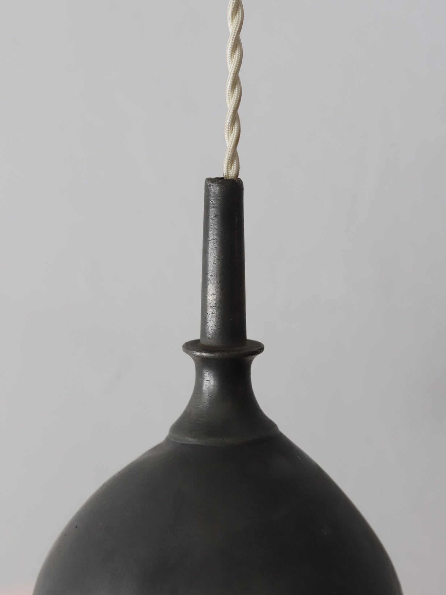 PEWTER FUNNEL LAMP 181