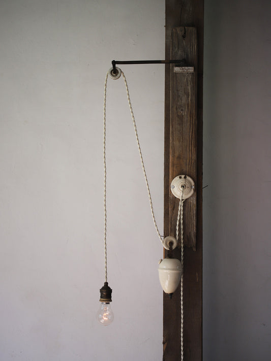 POTTERY LIFTING LAMP