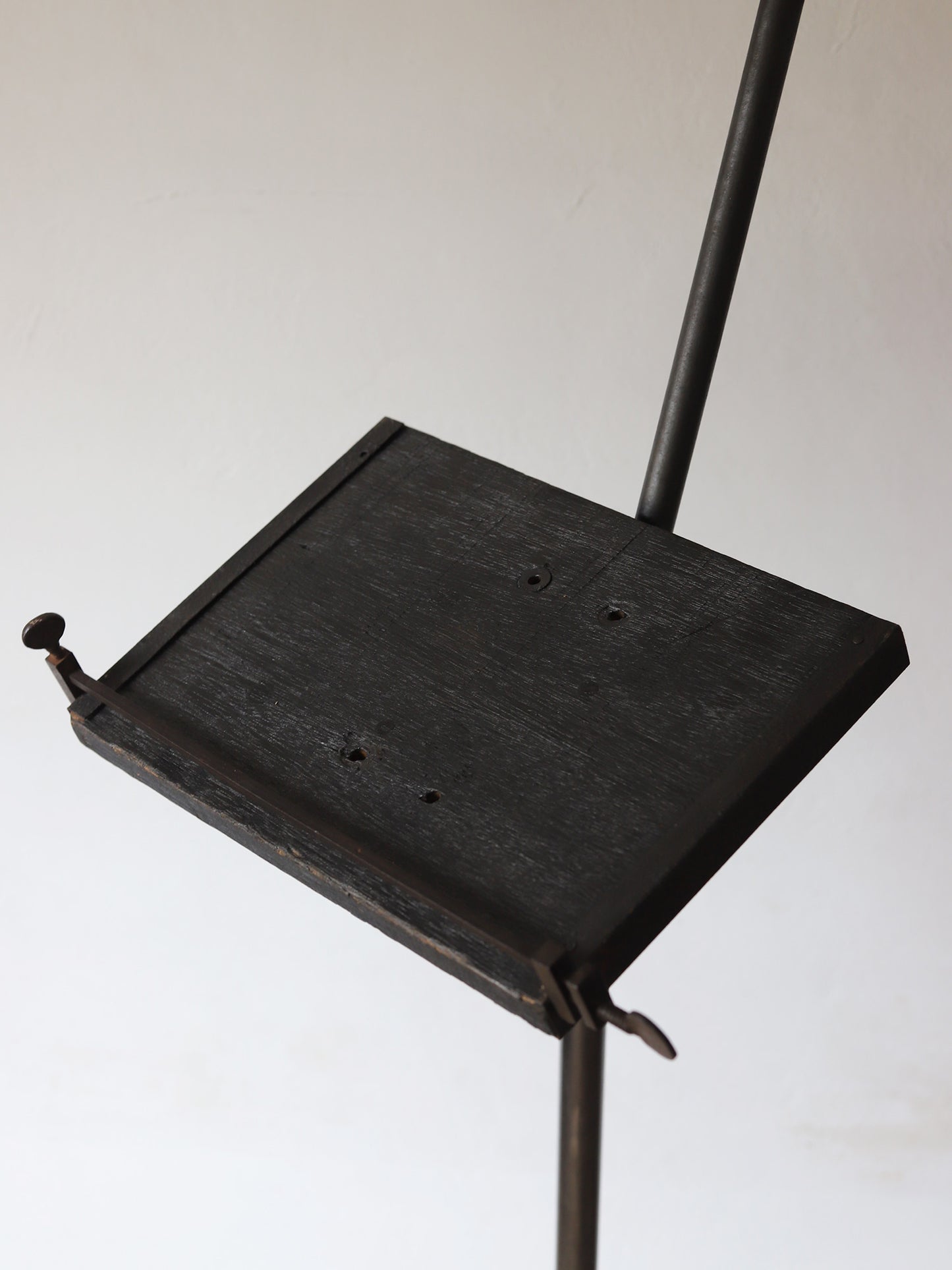 IRON STAND LAMP with BOOK STAND