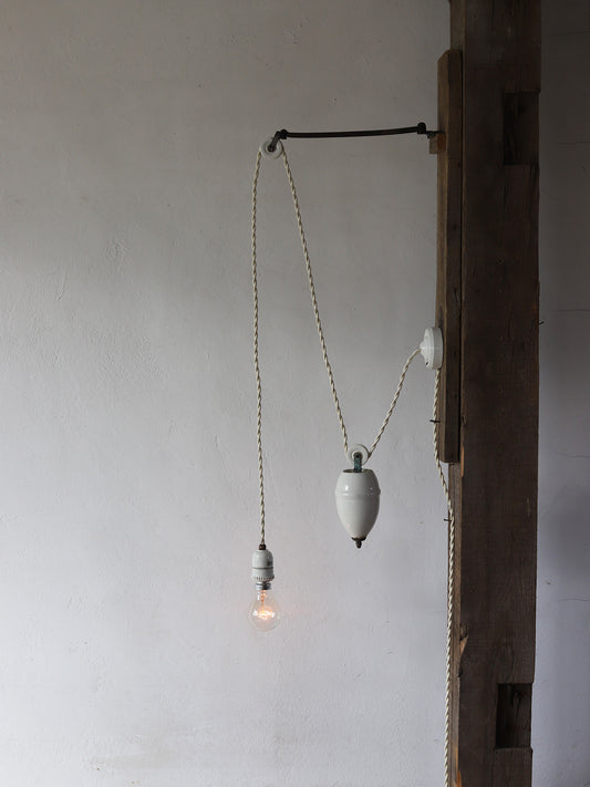 POTTERY LIFTING LAMP