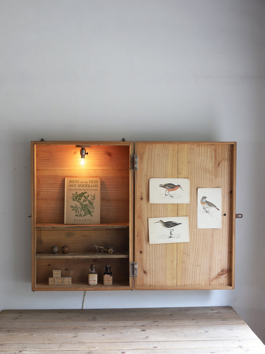 WOODBOX with LAMP
