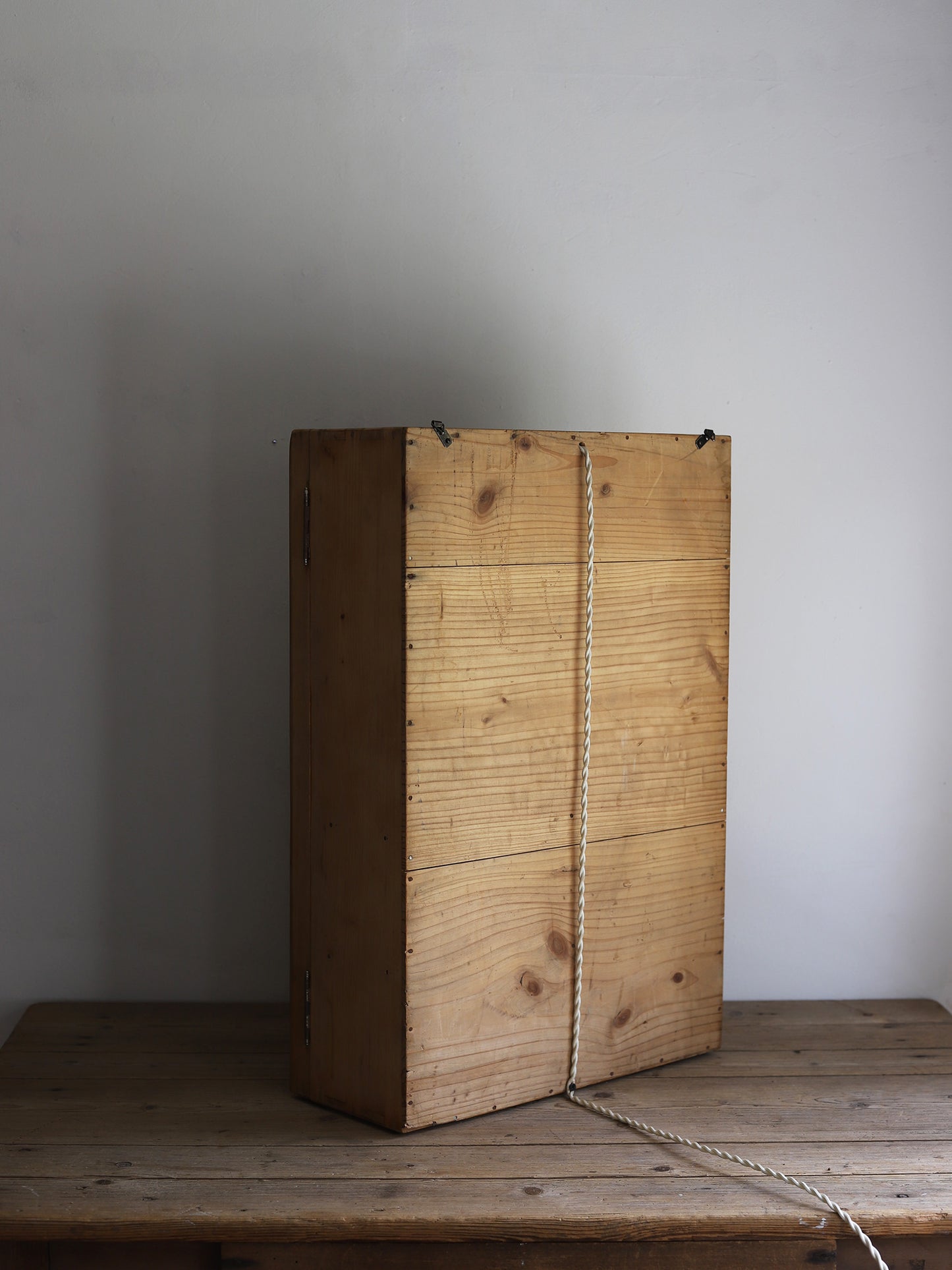 WOODBOX with LAMP
