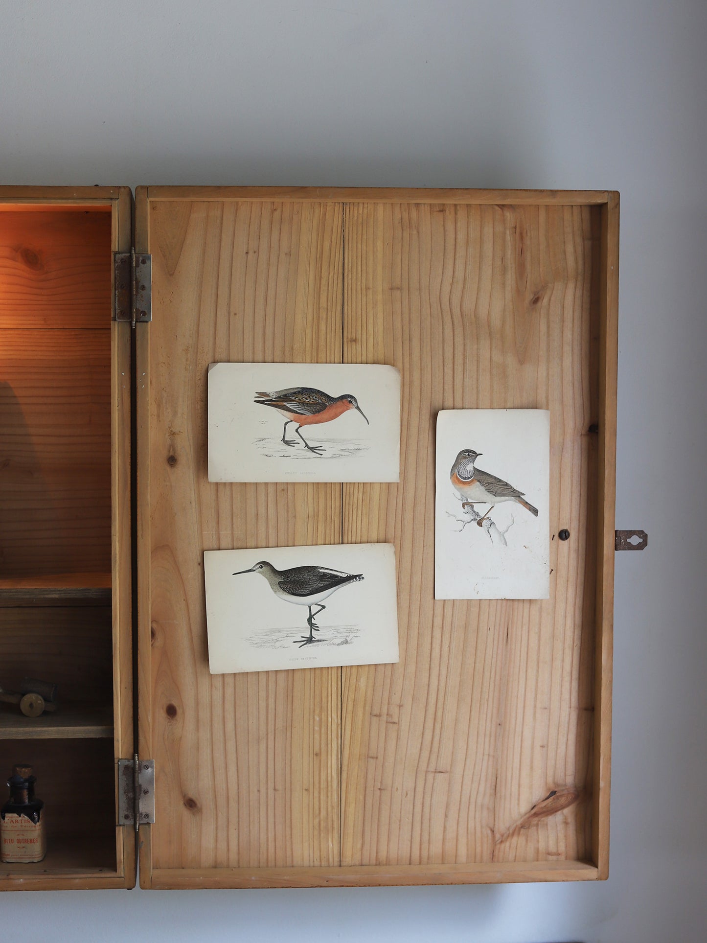 WOODBOX with LAMP