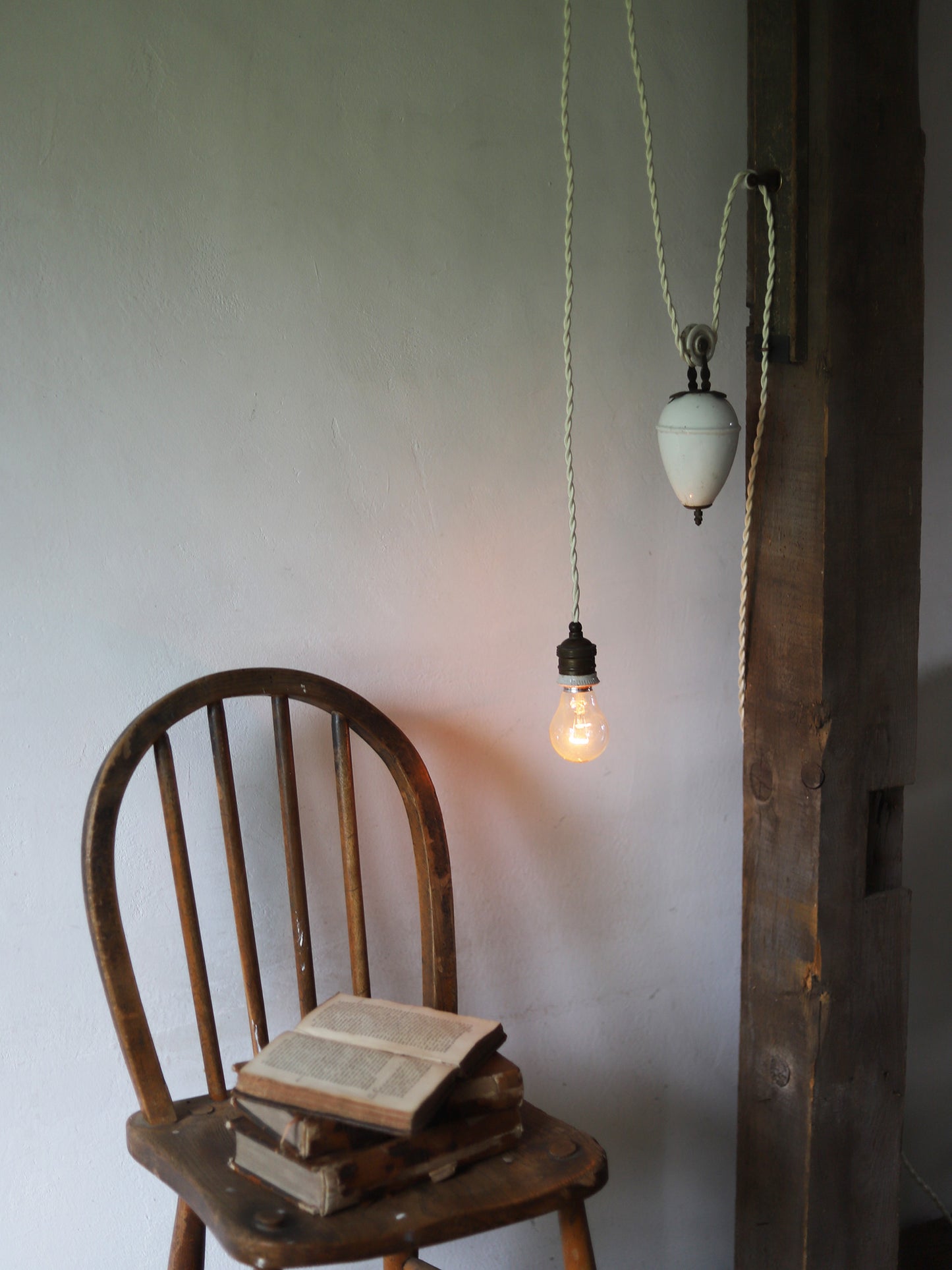 POTTERY LIFTING LAMP