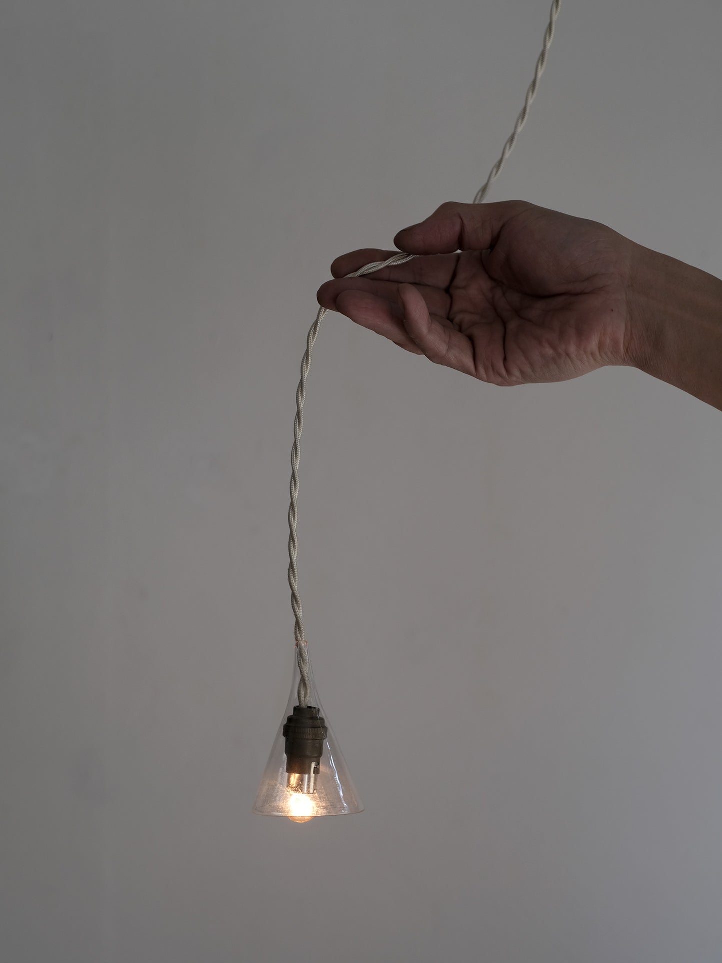 GLASS FUNNEL LAMP MINI