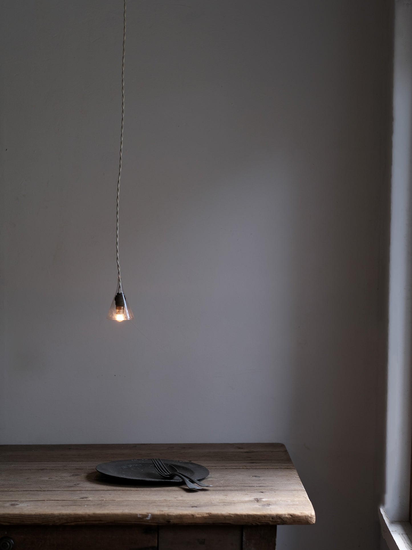GLASS FUNNEL LAMP MINI