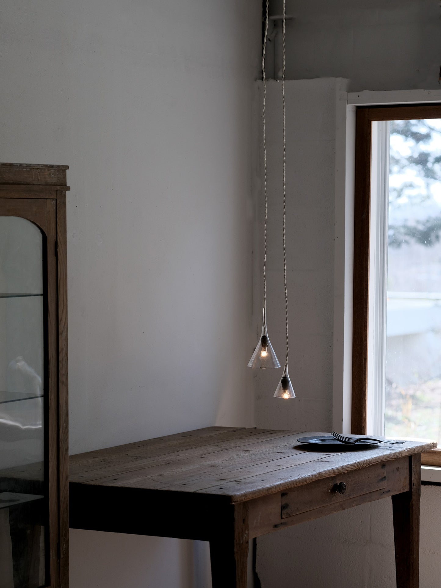 GLASS FUNNEL LAMP MINI