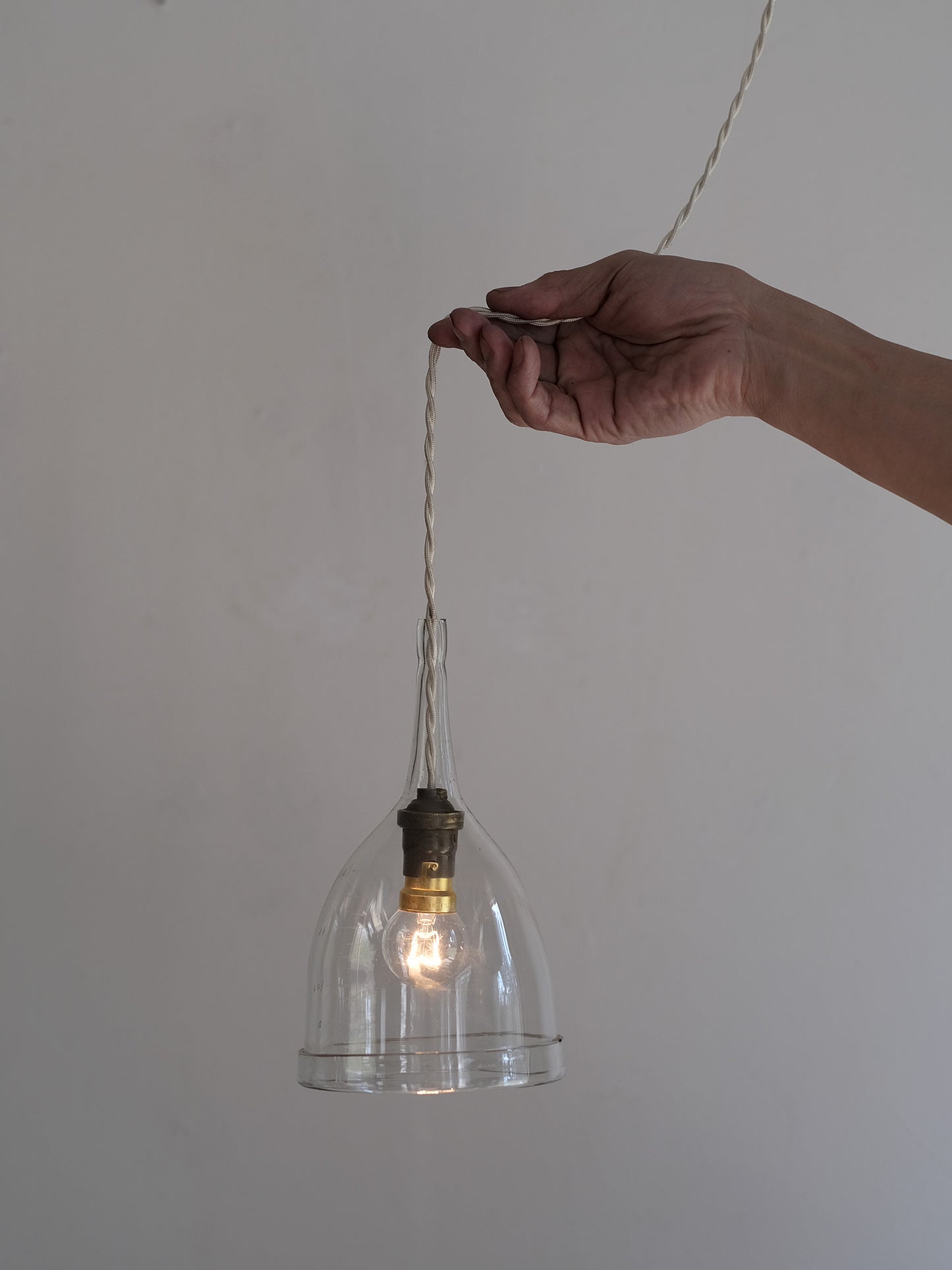 GLASS FUNNEL LAMP MIDDLE