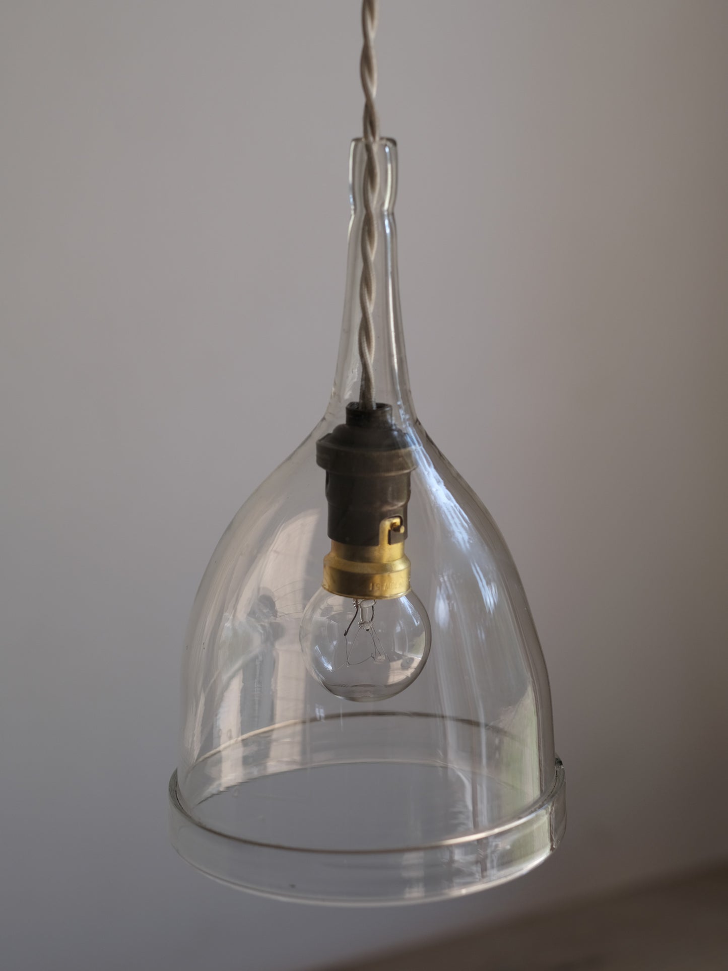 GLASS FUNNEL LAMP MIDDLE