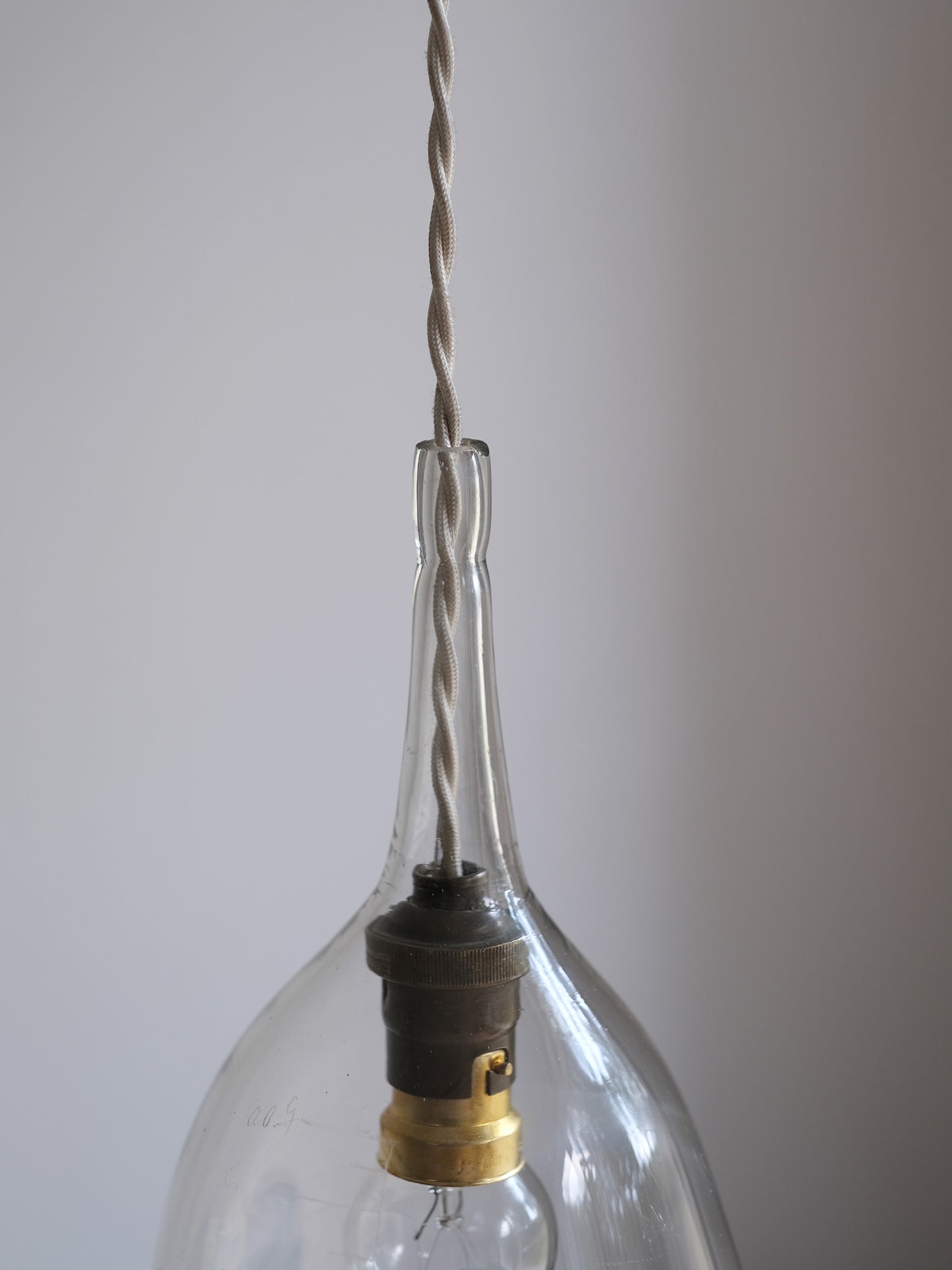 GLASS FUNNEL LAMP MIDDLE