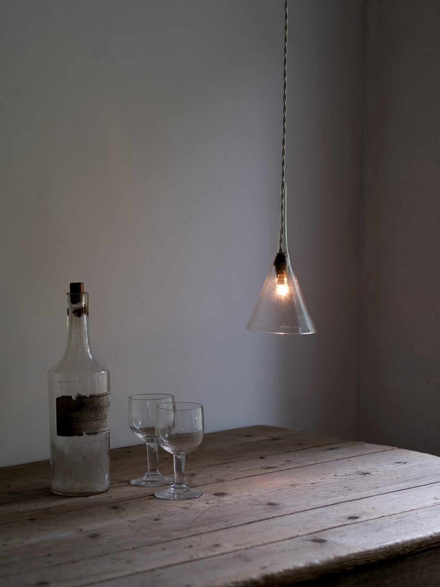 GLASS FUNNEL LAMP FR