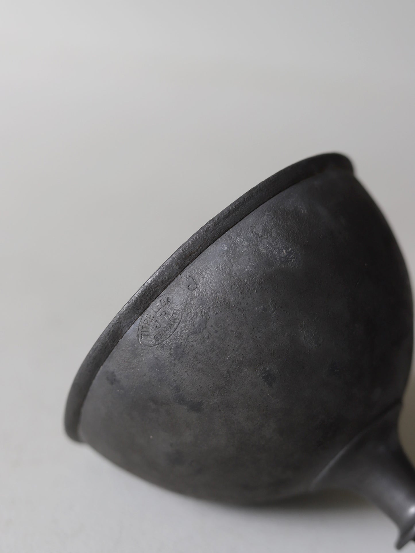 PEWTER FUNNEL LAMP : S