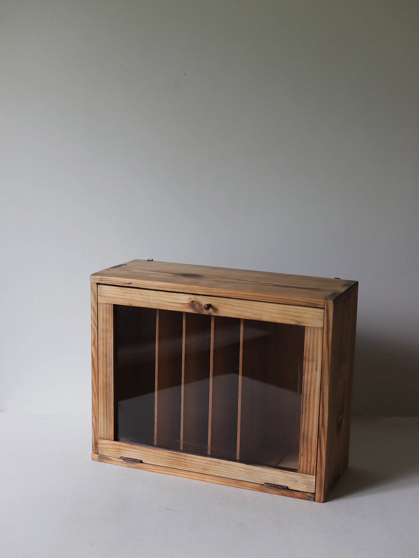 WALL MOUNTED GLASS CABINET