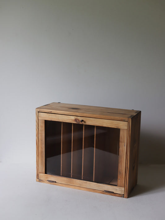 WALL MOUNTED GLASS CABINET