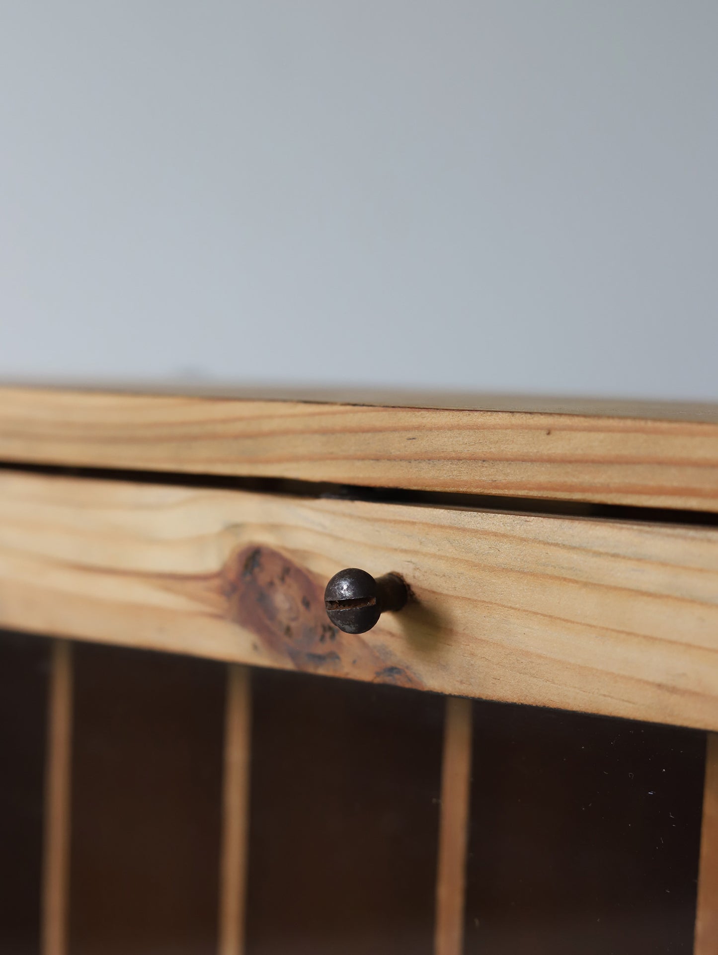 WALL MOUNTED GLASS CABINET