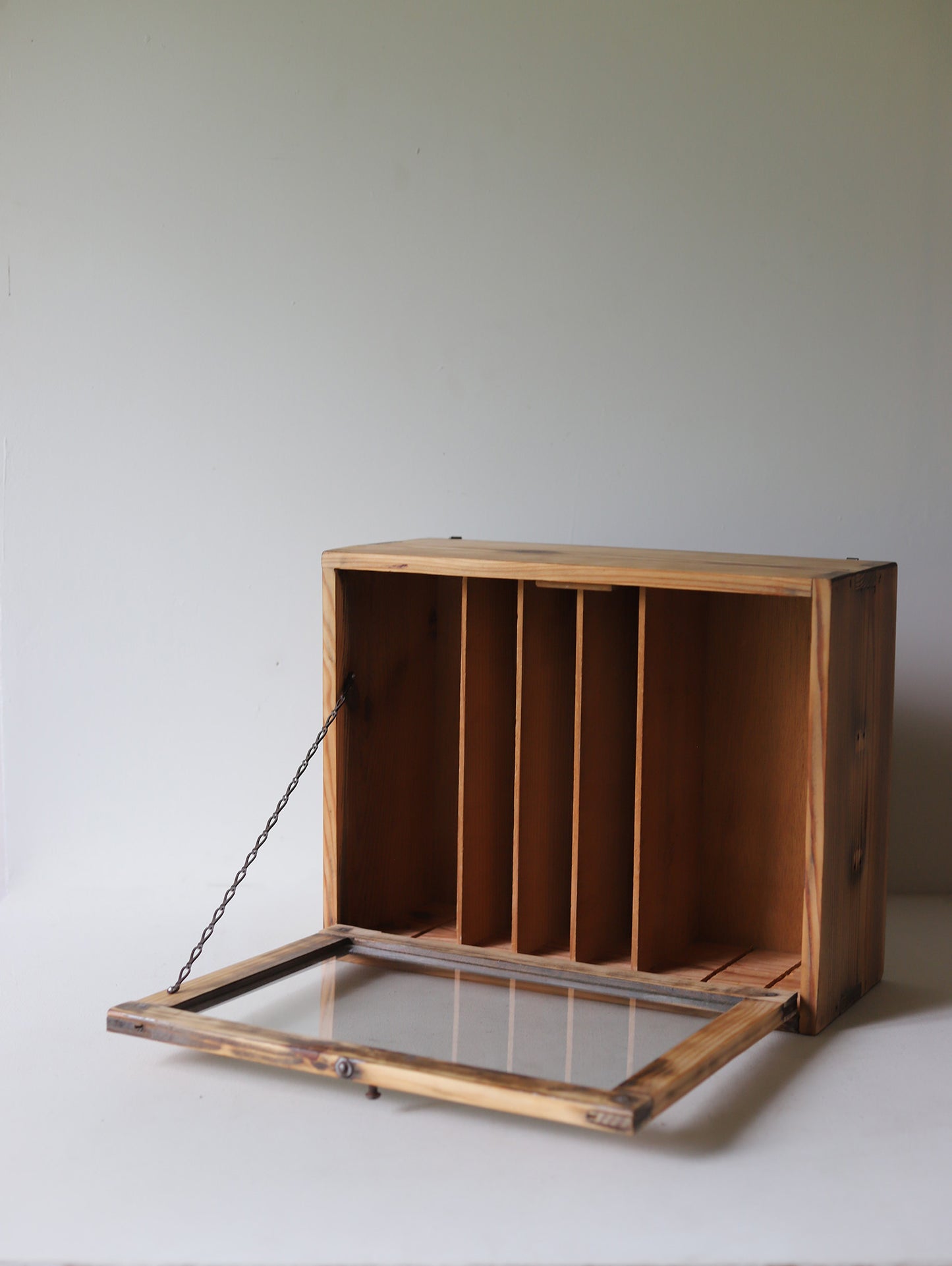 WALL MOUNTED GLASS CABINET