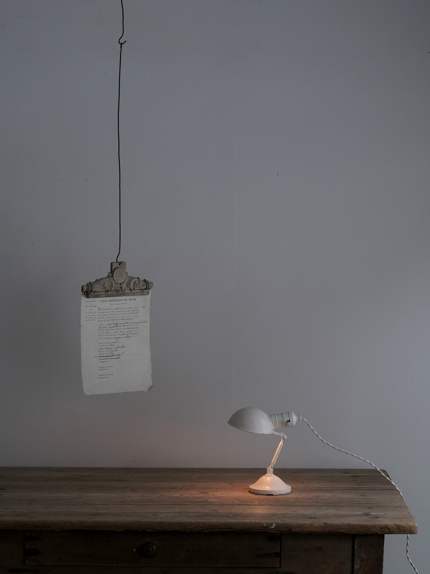 Mini desk lamp