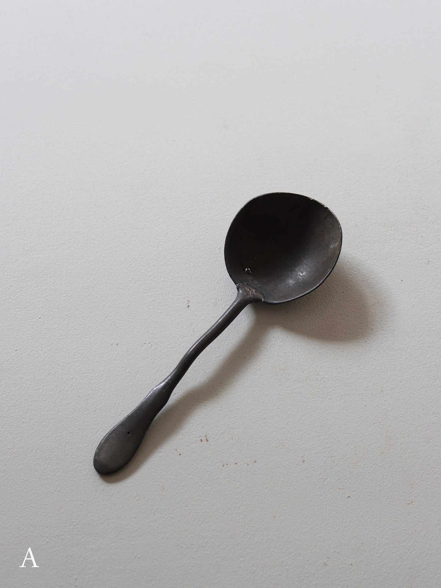 PEWTER SPOON　A