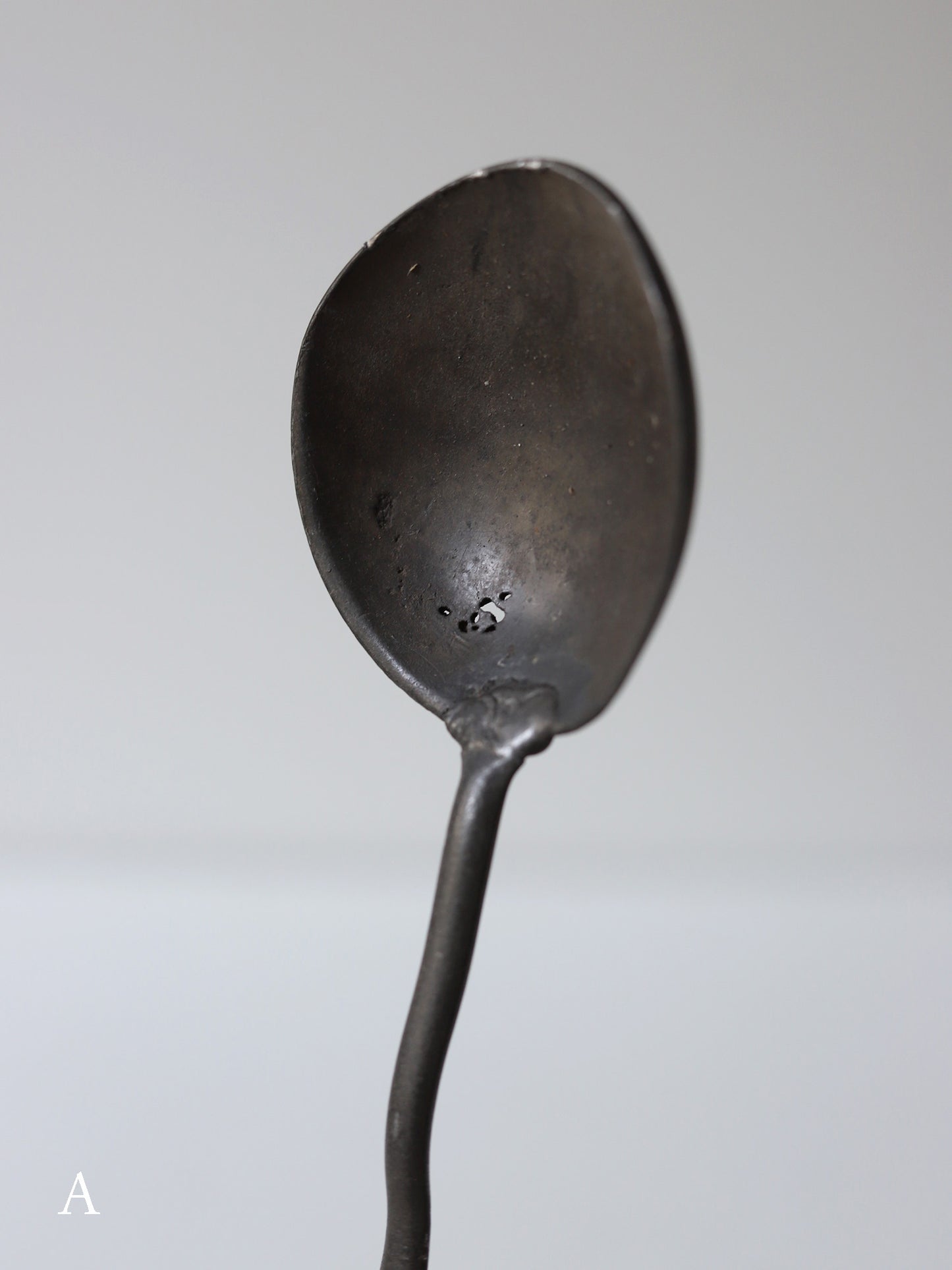 PEWTER SPOON　A