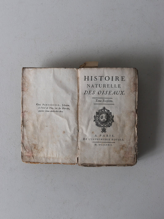 HISTOIRE NATURELLE DES OISEAUX