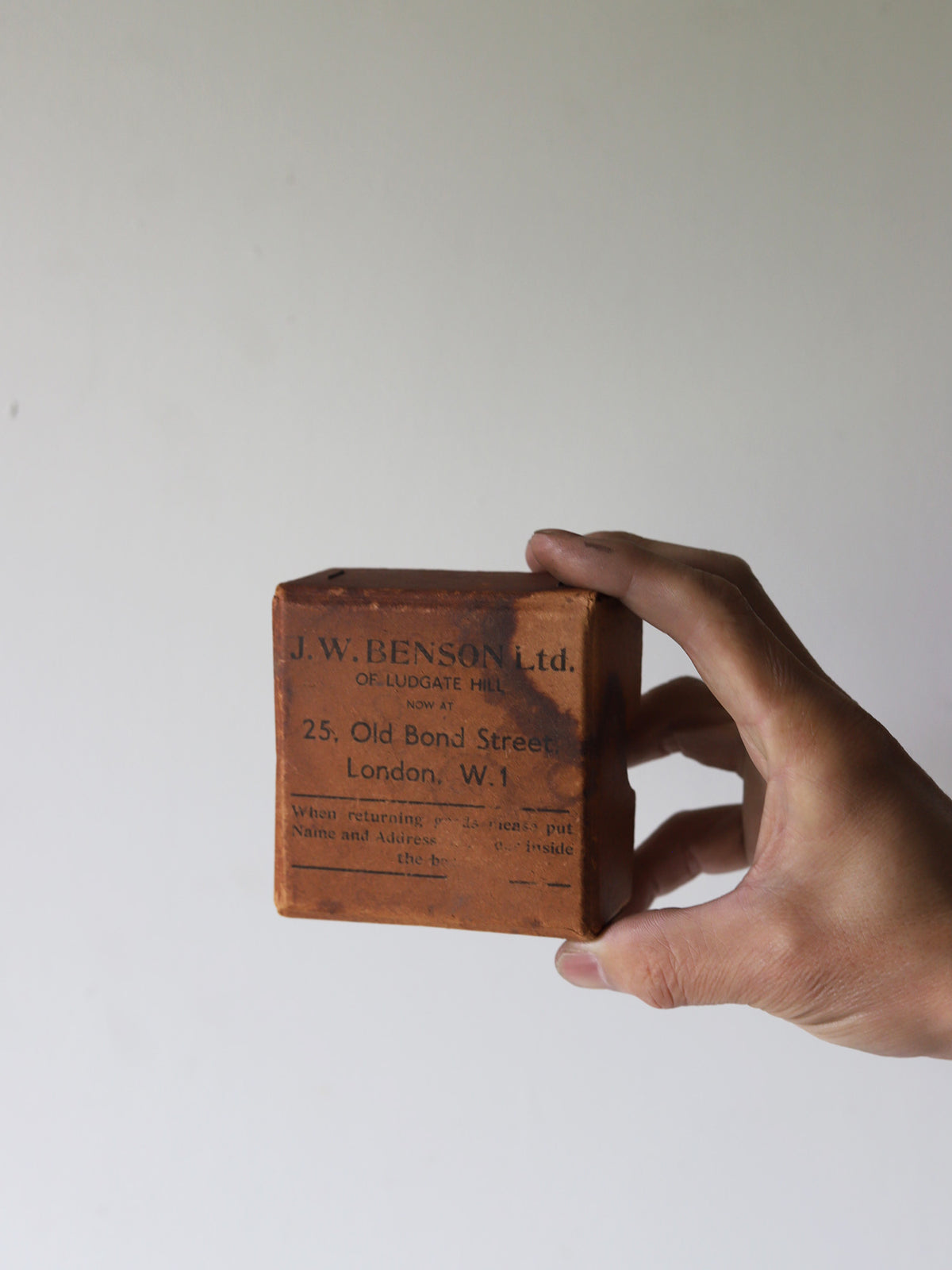 J.W.BENSON PAPER BOX