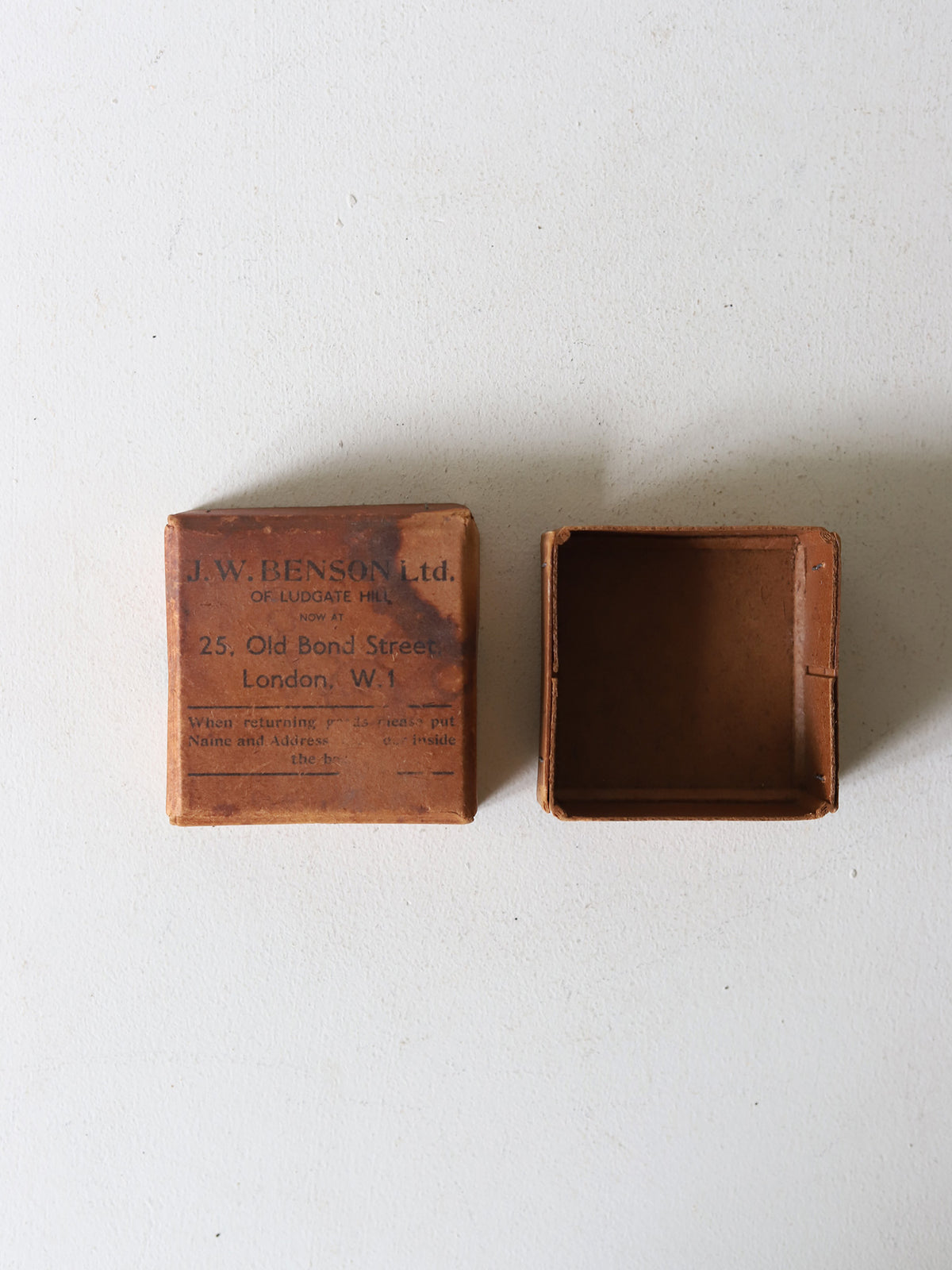 J.W.BENSON PAPER BOX