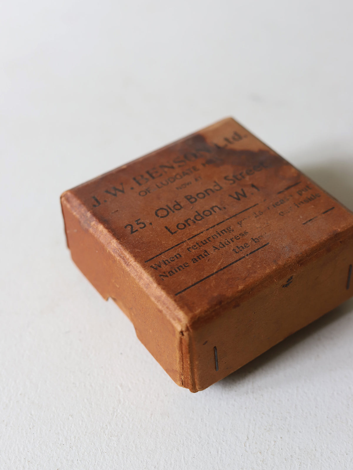 J.W.BENSON PAPER BOX