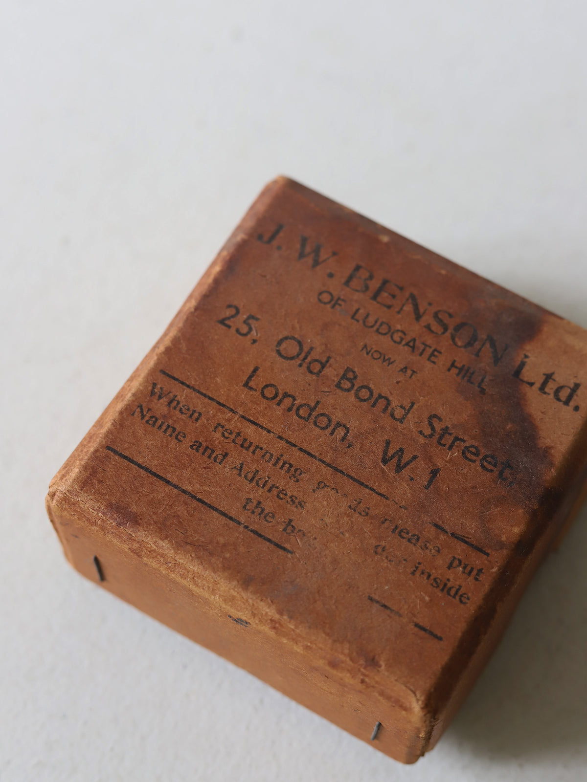 J.W.BENSON PAPER BOX